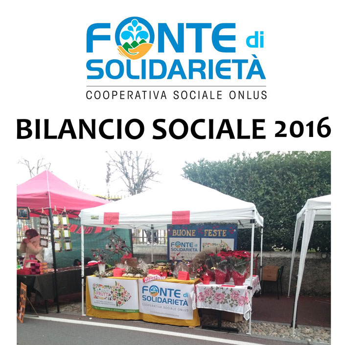 bilancio sociale 2016, fonte di solidarietà